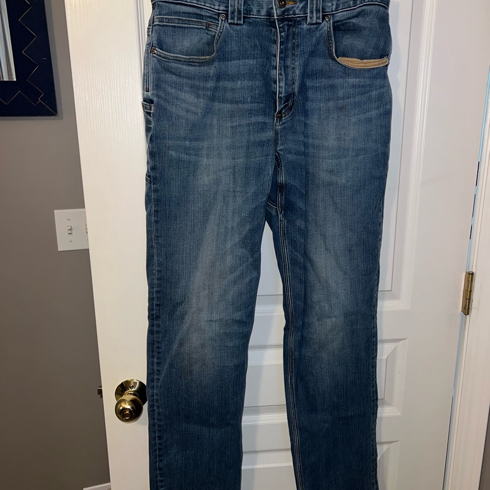 Duluth Trading Co Relaxed Blue Jeans Classic Comfort